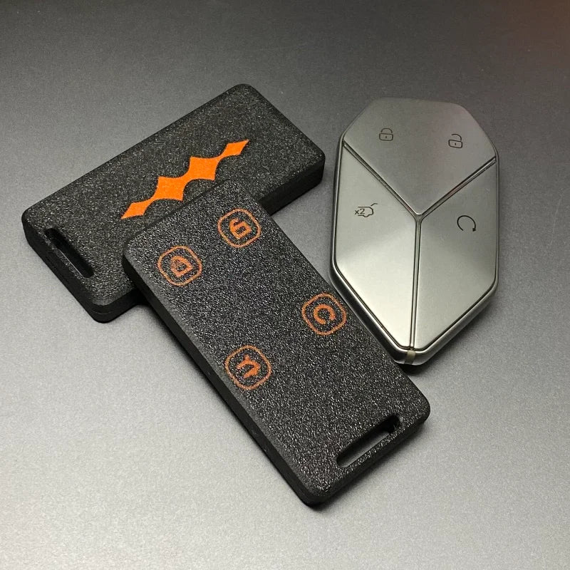 Car Key Fob Shell Cover for BYD Leopard 5 8 EV Formula Titanium 3 Ti7 Modified Remote Control Key Protective Case Accessories