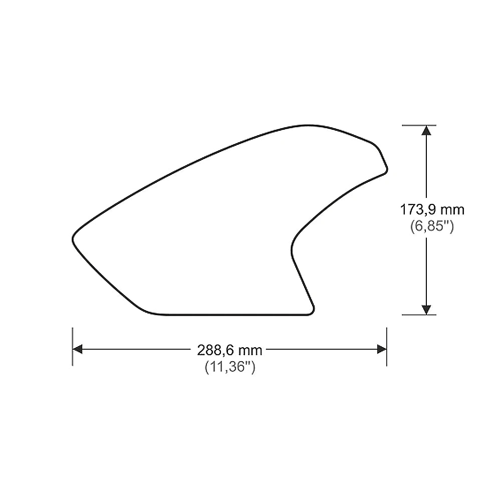 For BMW R1200GS LC 13-20 R1250GS LC 18-20 R 1200 1250 GS LC Motorcycle Non-slip Side Fuel Tank Stickers Waterproof Pad Rubber