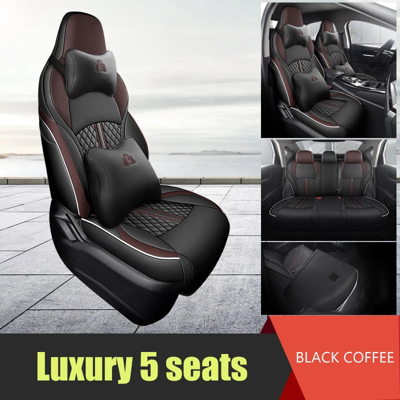 Luxury Interior Upgrade Car Seat Covers For BYD Destroyer KING 05 2022 2023 2024 Waterproof Leather Automotive Seat Cushion