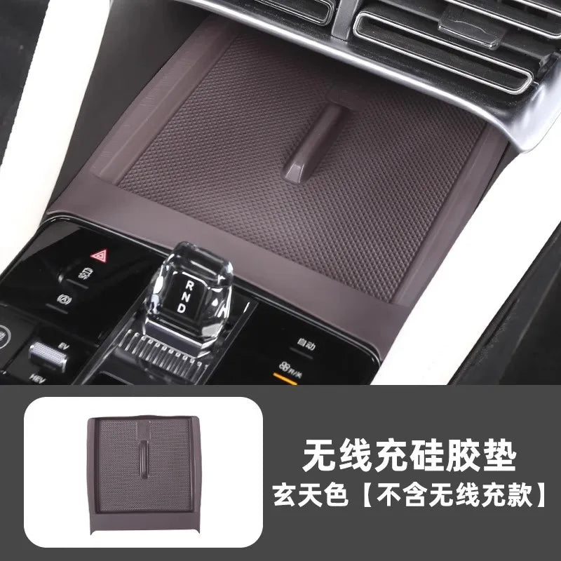 For BYD Song Plus DM-i 2023-2025 Car Central Control Gear Pad Silicone All Inclusive Central Control Button Protection Cover