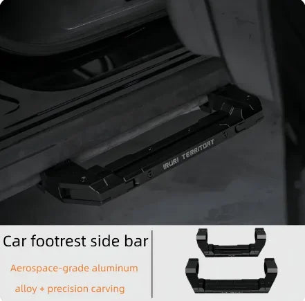 Car Footrest Side Bar Suitable for BYD Leopard 5/8 Titanium 3/7 Modified Auto Car Body Modular Foot Pedal Side Bar Accessories