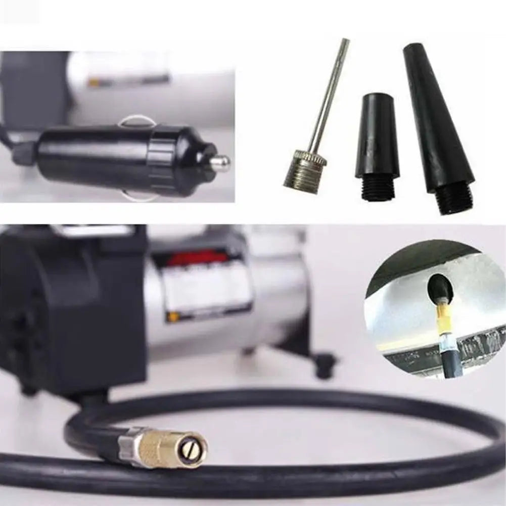 12V 200 PSI Heavy Duty Deluxe Metal Air Compressor Tire Digital Car Pump With Tyre Inflator Inflatable Pressure Gauge W6B7