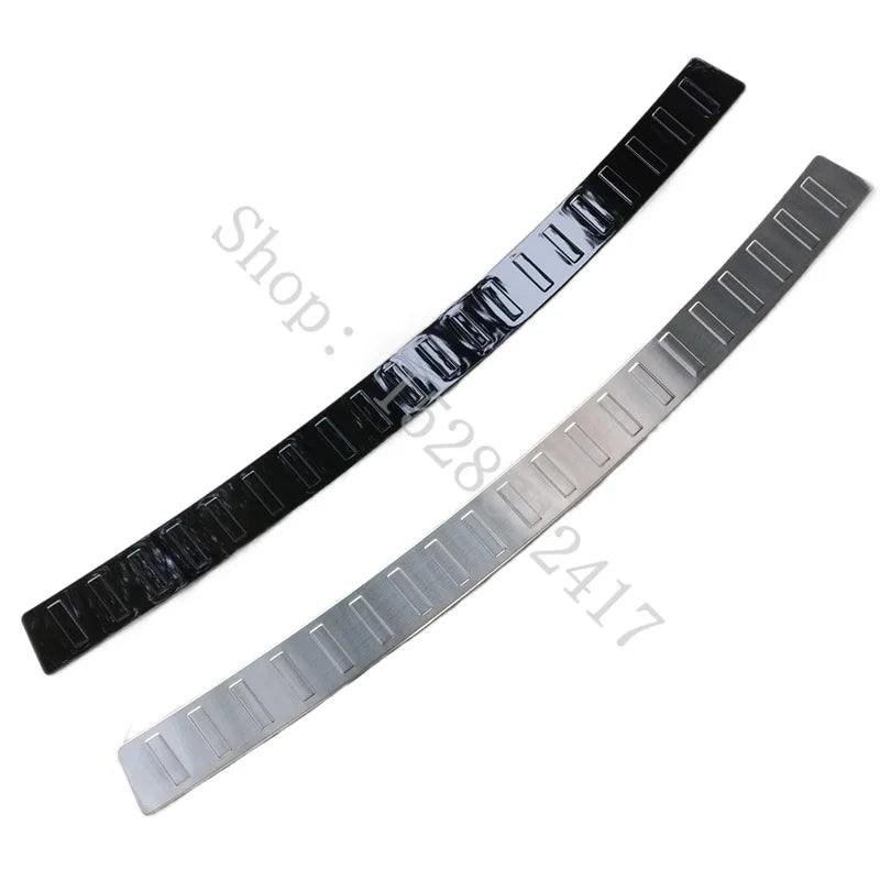 For Nissan X-Trail X Trail T32 2014 2015~2019 Rear Outer Bumper Protector Trim Door Sill Scuff Cover Plate Rear Styling
