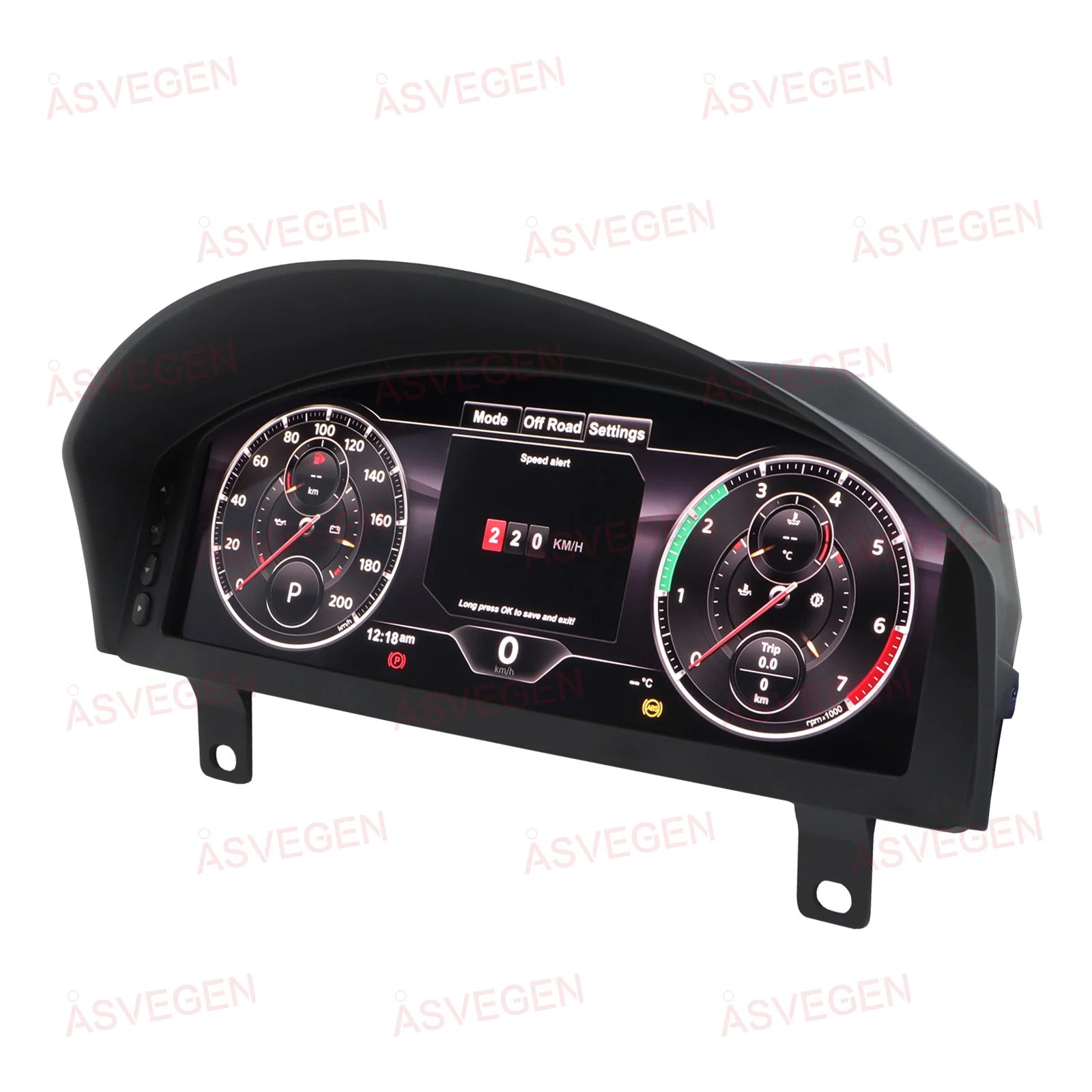 12.3" Digital Instrument Cluster for Land Rover Defender 2012-2016 Full LCD Dashboard Virtual Cockpit Speedometer Retrofit Kit
