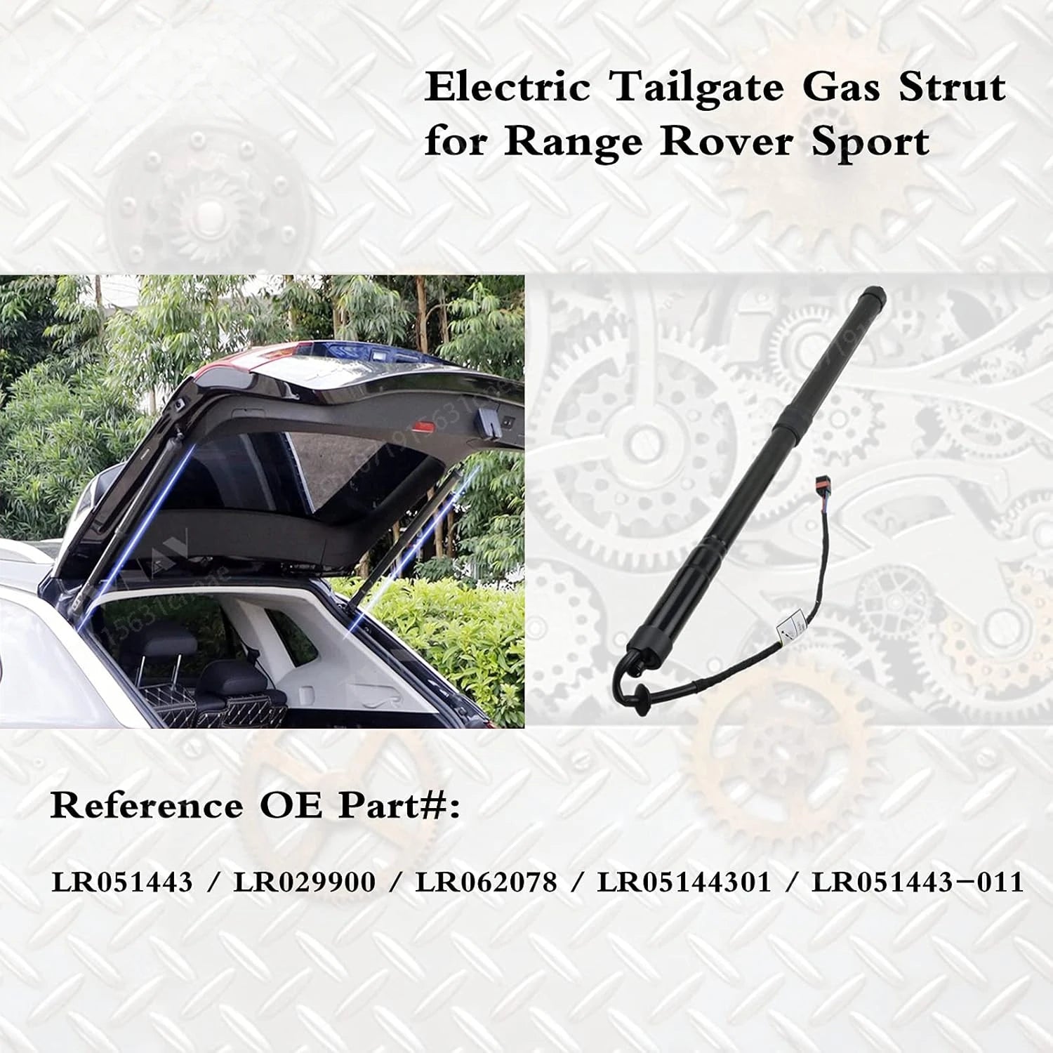 2pcs LR051443-01 LR062078 Left-right Electric Tailgate Support Rod for Range Rover Sport L320 2010-2013 LR051443 LR05144301 LR05