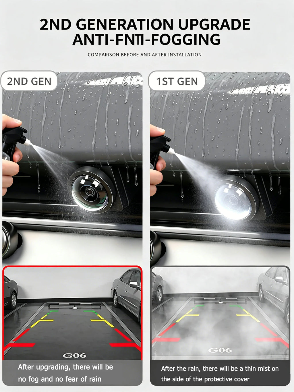 For BYD Sea Lion 06 EV/DM-I Car Camera Protective Cover 360 Lens Protective Cover Rain And Fog Proof Cover Accessories