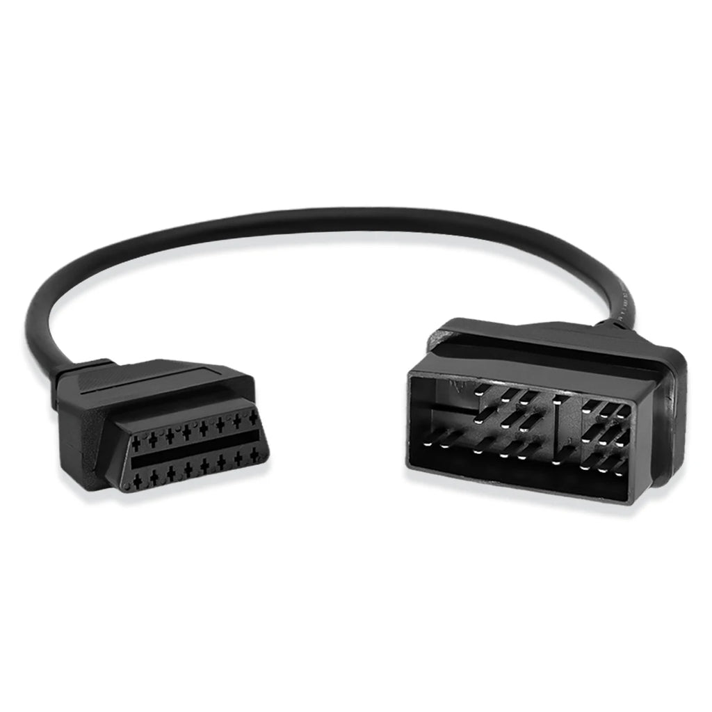 22Pin to OBD2 For Toyota DLC Diagnostic Connector OBD to OBD2 Adapter For Land-Cruiser/Carina/Camry/Crown 22Pin K-Line Diagnosis
