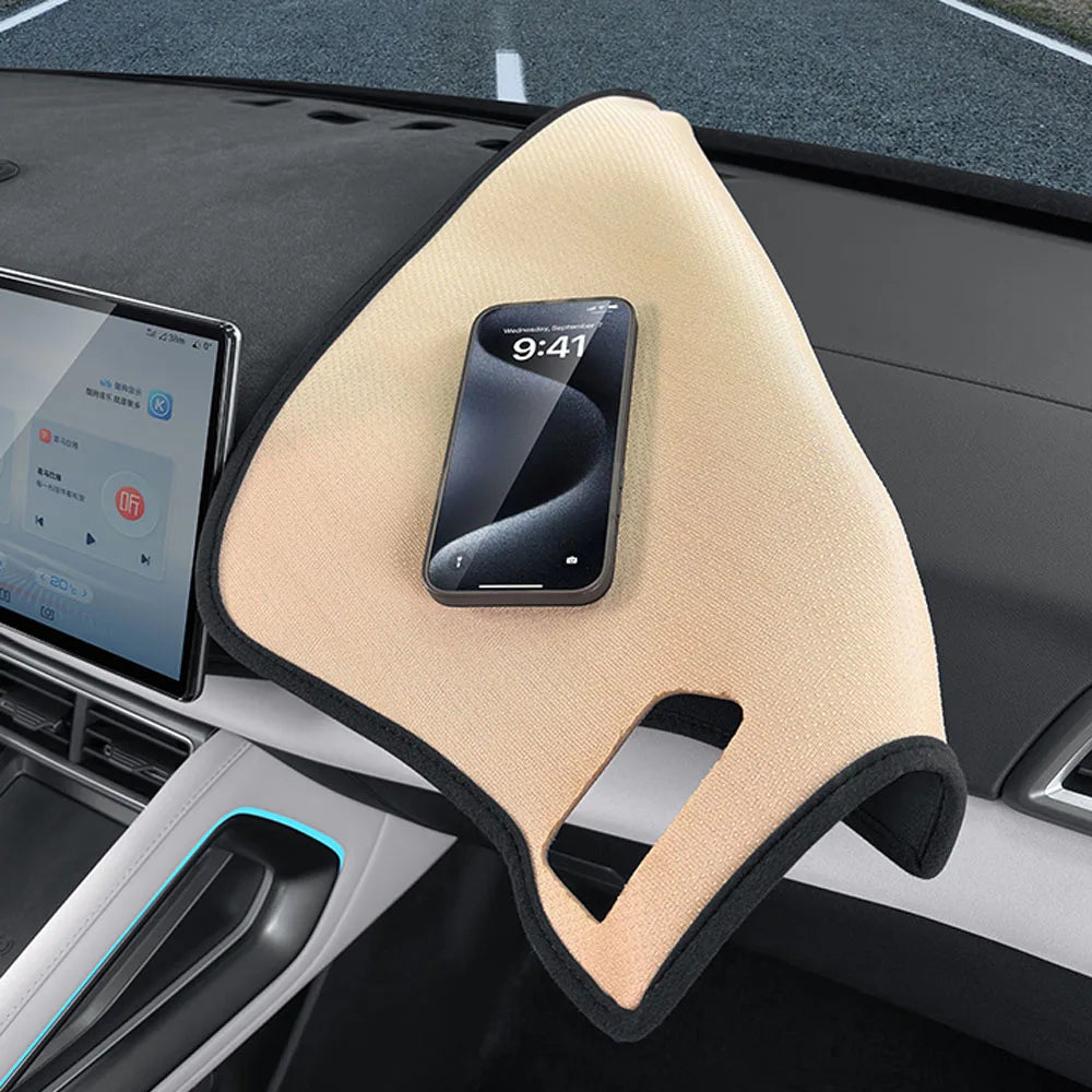 For BYD Atto 2 Yuan UP 2024 2025 Instrument Panel Light Shielding Pad Interior Supplies Anti Reflective And Dustproof Pad