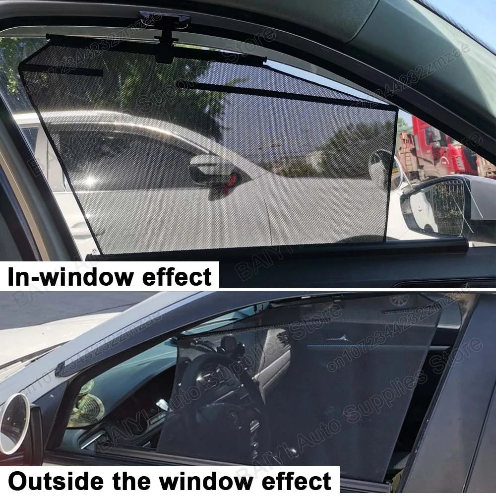 For BYD Dolphin 2021-2025 Car Lifting Window Sunshade Customizable Sun Shade Front Rear Windshield Sunshield Protector Cover