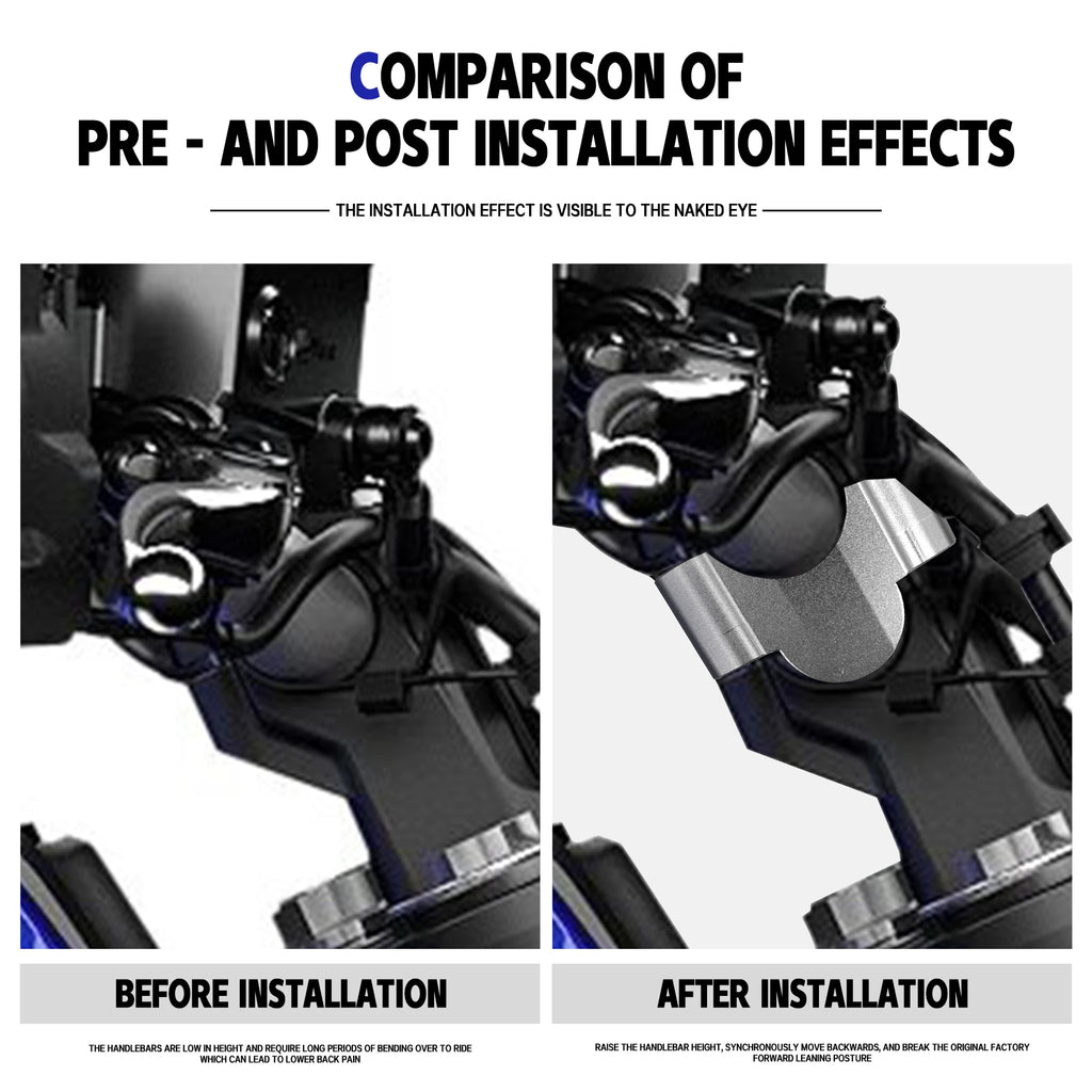 For yamaha MT 07 MT07 mt07 2021-2025 Extend Adapter mt07 Motorcycle Handlebar Riser Bar Mount Handle Clamp