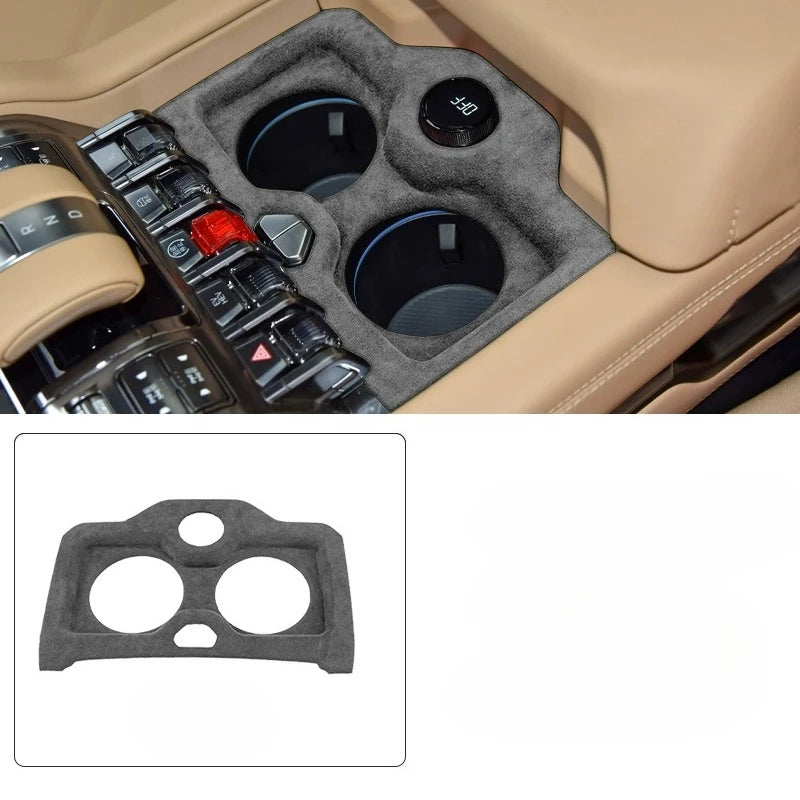 TOP SUEDE Overlays Interior Trims for BYD Formula Leopard 8 Door Panel, Central Control Shift Mat, Left and Right Air Vents