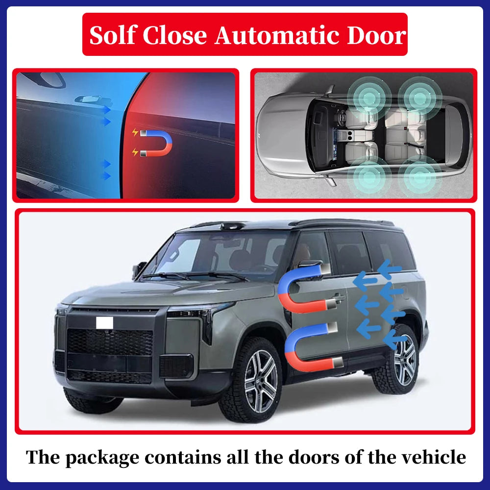 for Rox Polestones 01 2023 2024 2025 Automatic Soft Close Door Electric Power Closing Comfort Closing Suction lock Quiet System