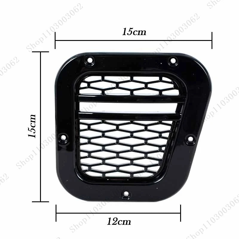 Air Intake Vent For Land Rover Defender 2004 2005 2006 2007-2019 Car Exterior Side Fender Vent Hood Side Air Vent