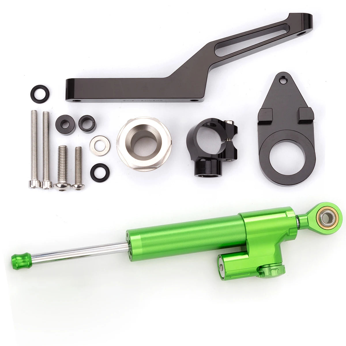 2024 For Kawasaki Ninja ZX-6R ZX6R 636 600 2009 2010 2011 2012 2013 2014 2015 2016 2017 2018-2025 Steering Damper Bracket Kit