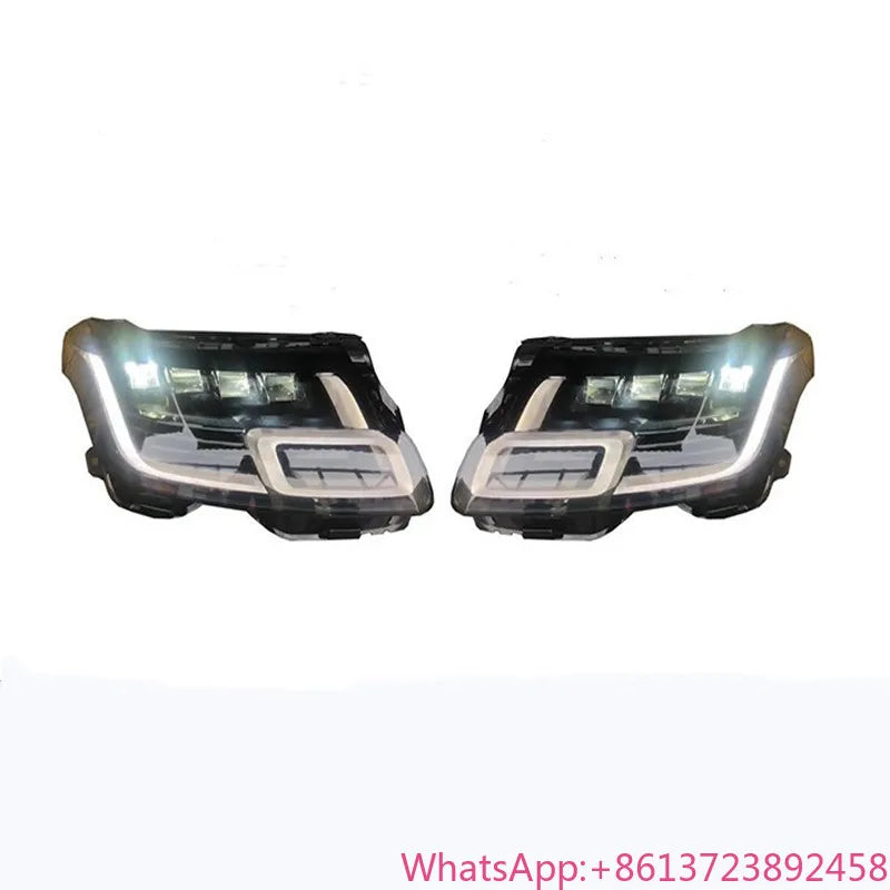 L405 Headlamp for Land Rover Range Rover Vogue 2014 - 2017 Update to 2018 - 2022 4 Lens 4 Eyes Spare Parts Facelift