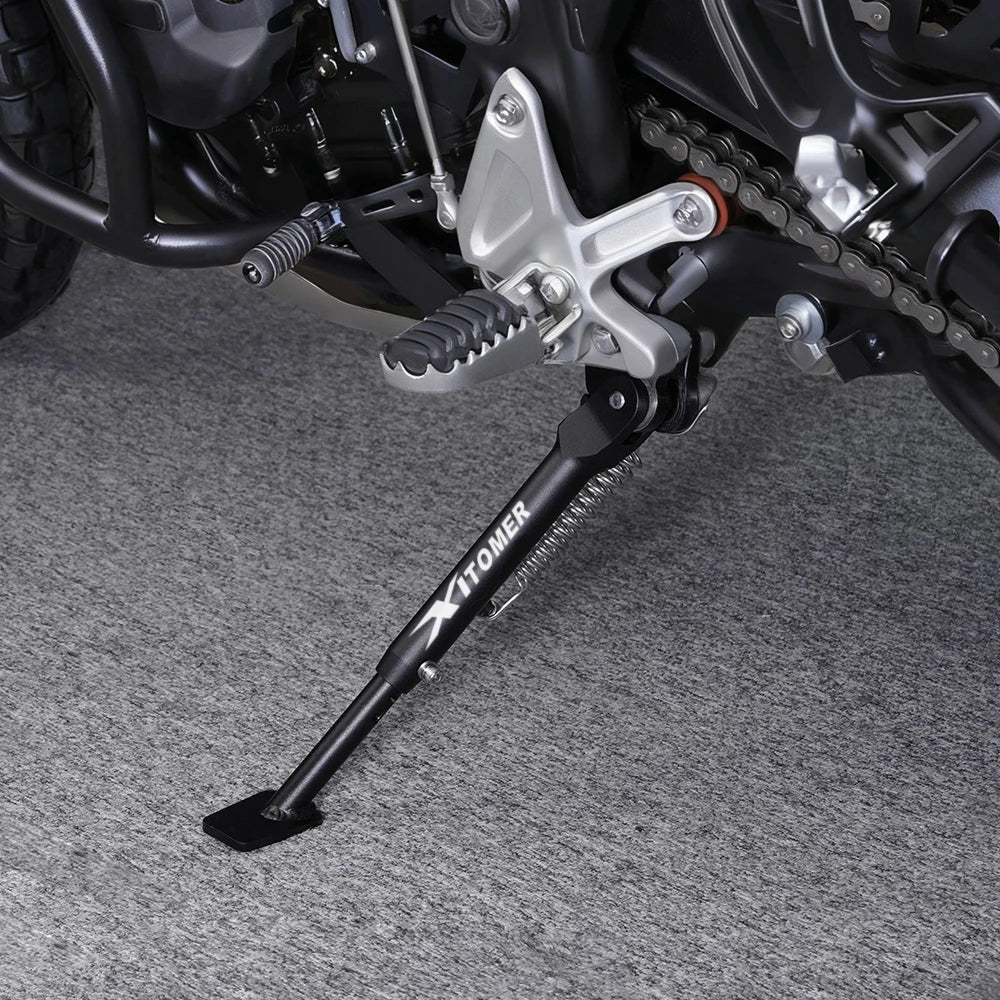 For Yamaha Tenere 700 2019 2020 2021 2022 2023 2024 Motorcycle Kickstand Adjustable Foot Side Support Parking Kickstand