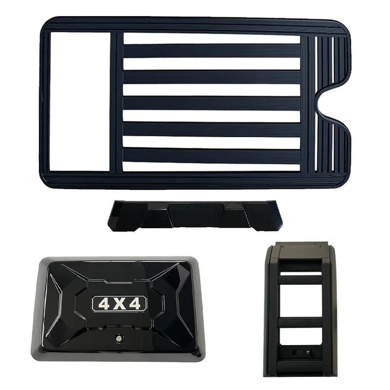High Quality Offroad Parts Aluminum Roof Platform Aftermarket Black Roof Luggage for Rox 01