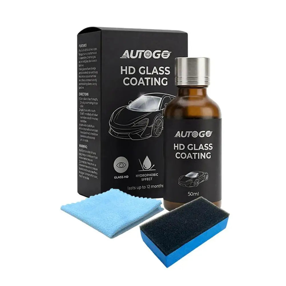 Car Ceramic Coating Kit HD Glass Coating Gloss Enhancer Long Lasting Paint Protection Anti Scratch Universal Auto Care Set