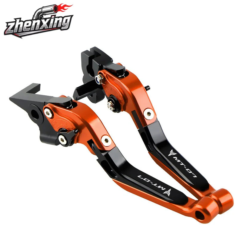 For YAMAHA MT-07 FZ-07 MT 07 FZ07 MT07 FZ 07 2014-2025 Motorcycle CNC Adjustable Folding Extendable Brake Clutch Levers Handle