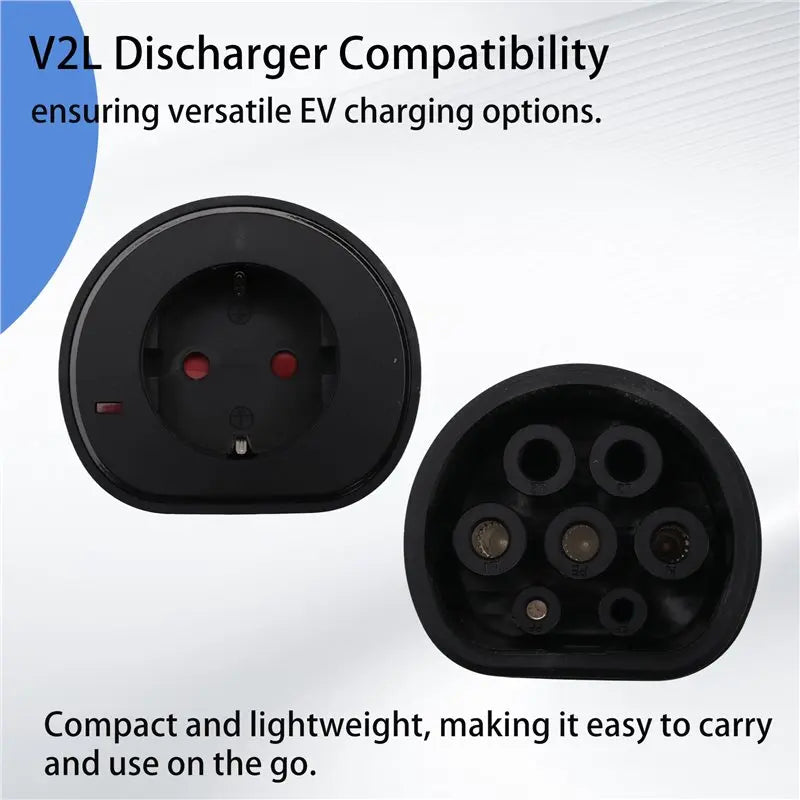 HOT-V2L Discharger For Type2 EU Plug Car Discharge EV Cable Adapter For BYD Discharge V2L Vehicle To Load IEC62196,V2L Discharge