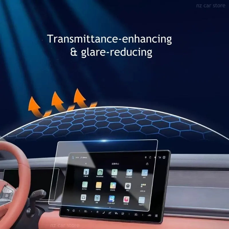 For BYD ATTO 8 SEALION 8 2025 2026 TANG L DMI DMP Tempered Screen Protector Film GPS Navigation Dashboard Accessories