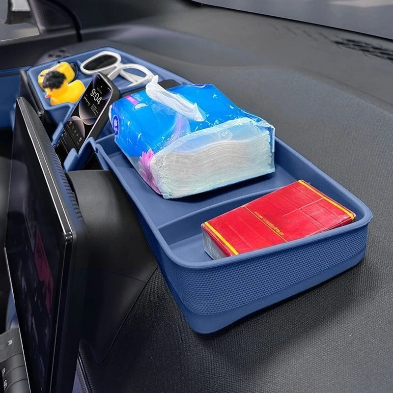 For BYD Seagull Dolphin Mini Surf Car Instrument Panel Multifunctional Storage Tray Dashboard Screen Rear Storage Organizer Box