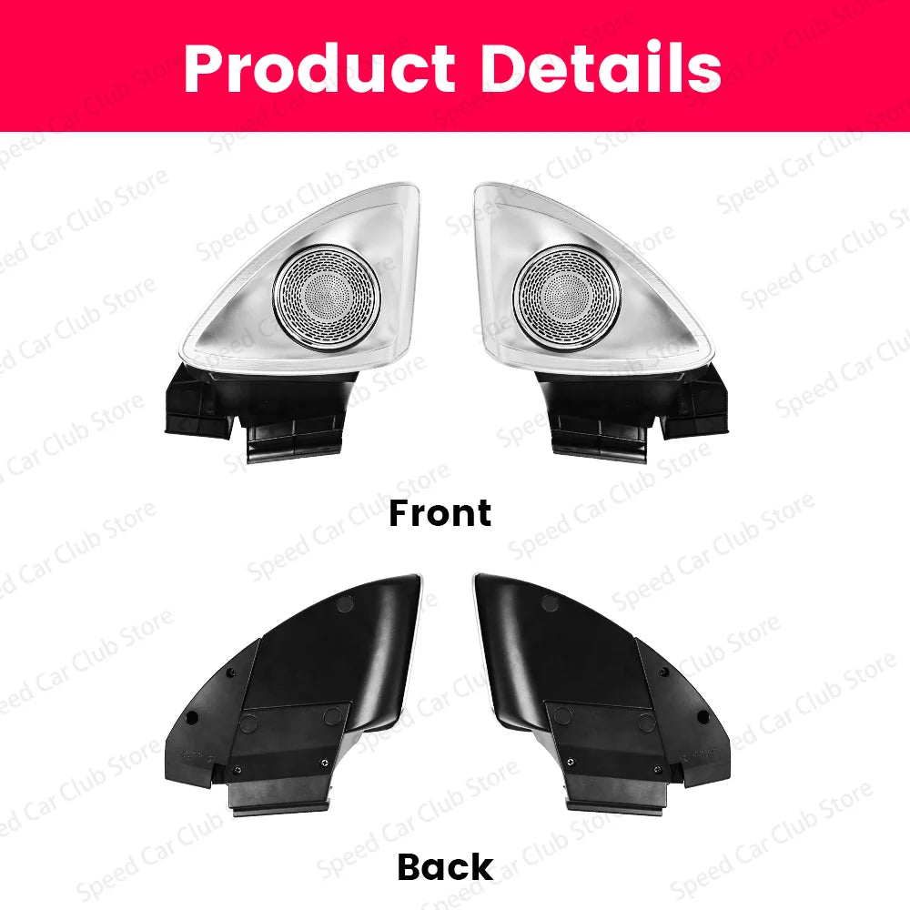 4D Rotating Tweeter 64 Color LED Ambient Lighting For Mercedes-Benz CLS-class W257 C257 Horn Speaker Decorative Light