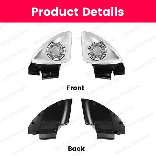 4D Rotating Tweeter 64 Color LED Ambient Lighting For Mercedes-Benz CLS-class W257 C257 Horn Speaker Decorative Light