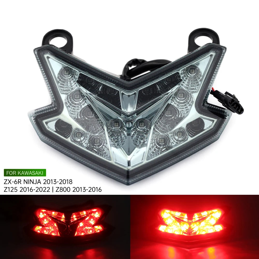 LED Brake Light Tail Lamp For KAWASAKI Z125/Pro 2013-2022 Z800 ZX6R NINJA 2013-2018 Motorcycle Accessories Taillight Stop Lights