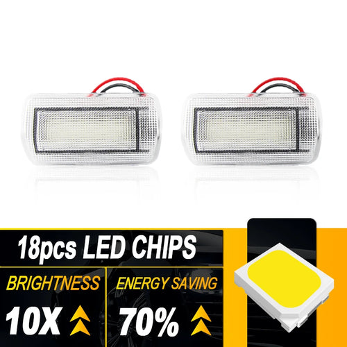 2/10 قطعة مصباح ترحيب LED لأبواب السيارة لسيارات تويوتا كامري سيينا أفالون تندرا فيتزا هايلاندر 4 رانر لاند كروزر 8123030200