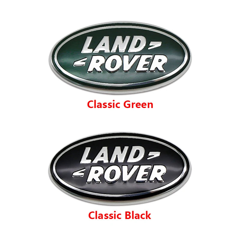 42mm x 22mm ABS Car Steering Wheel Emblem Decals Badge For Land Rover Range Discovery Freelander Evoque SV SVR Velar Defender