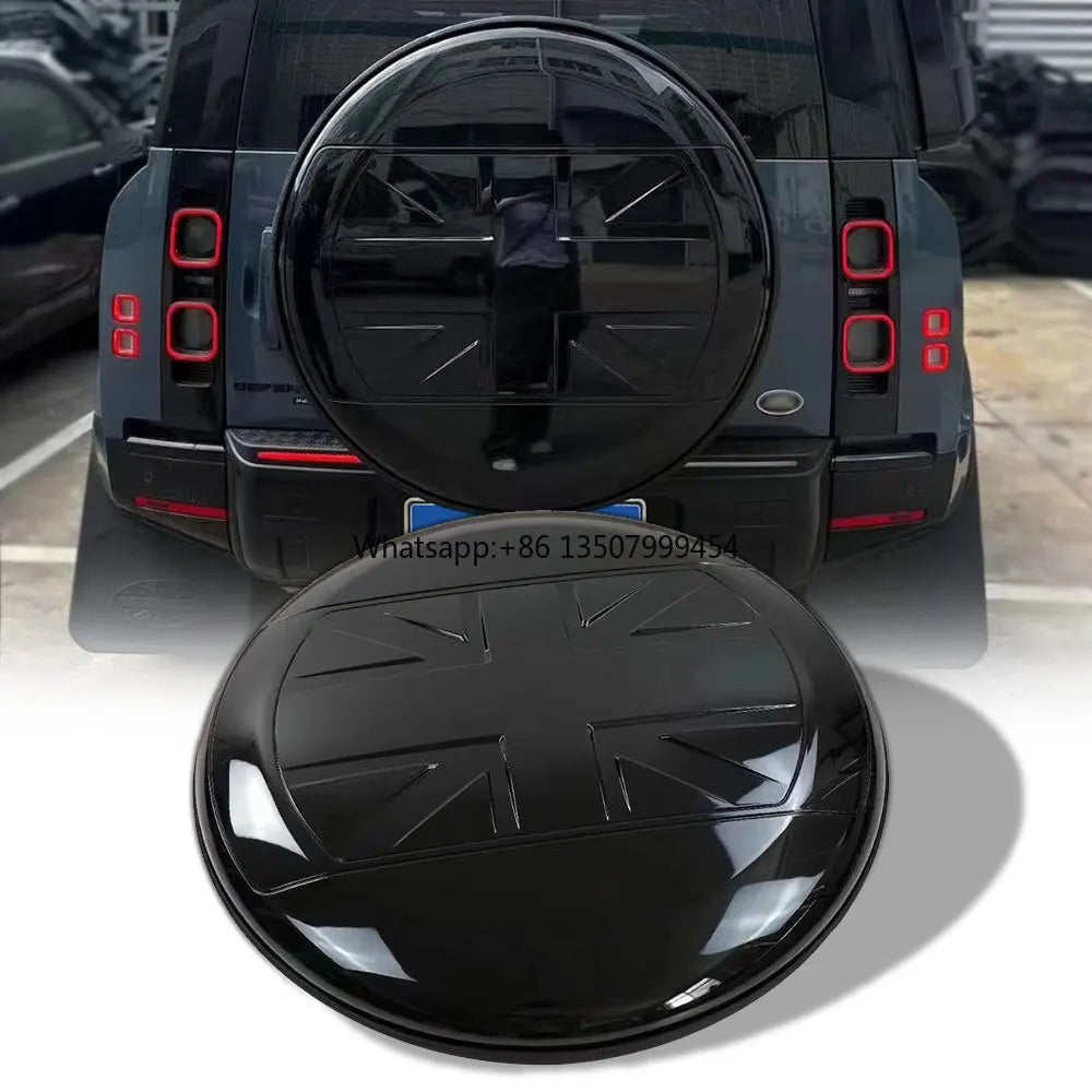 Car Exterior Accessory Spare Tire Cover ABS Spare Wheel Cover for Land Rover Defender 2020-2023