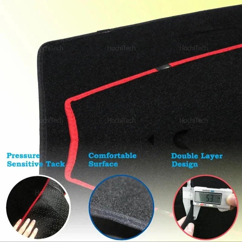For Nissan Kicks 2016 2017 2018 2019 2020 P15 Car Dashboard Cover Avoid Light Pad Instrument Panel Mat Case Carpets