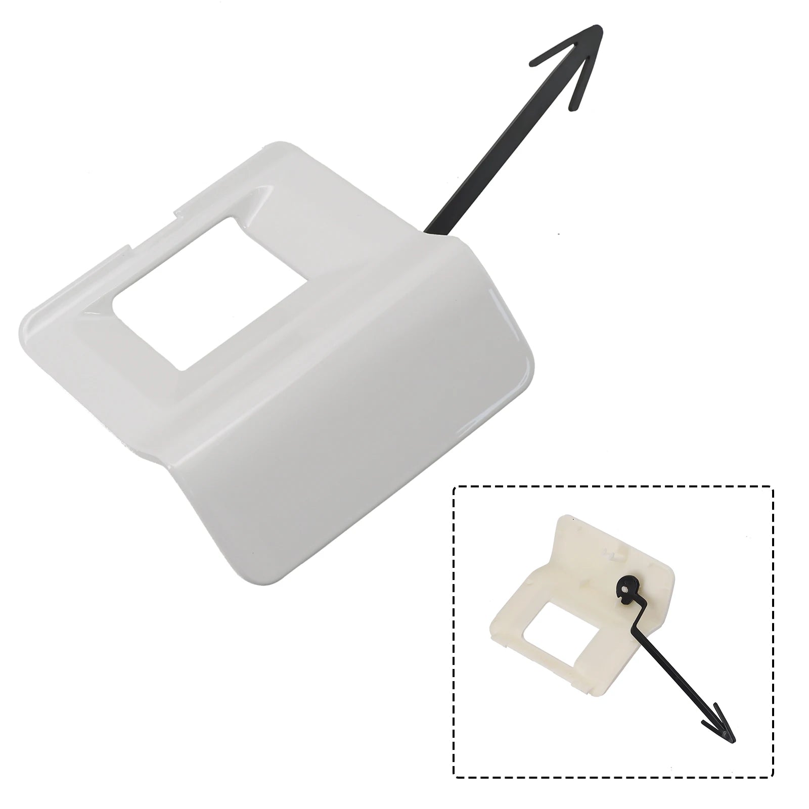 Tailgate Spare Wheel Camera Cover For Toyota For Land Cruiser Prado 150 Series 2009-2022 64772-60020 Car Accessories