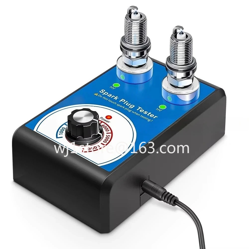 2026 bestseller JF109 Automotive Dual Plug Hole Ignition Spark Plug Testing Analyzer Adjustable Car Spark Plug Tester