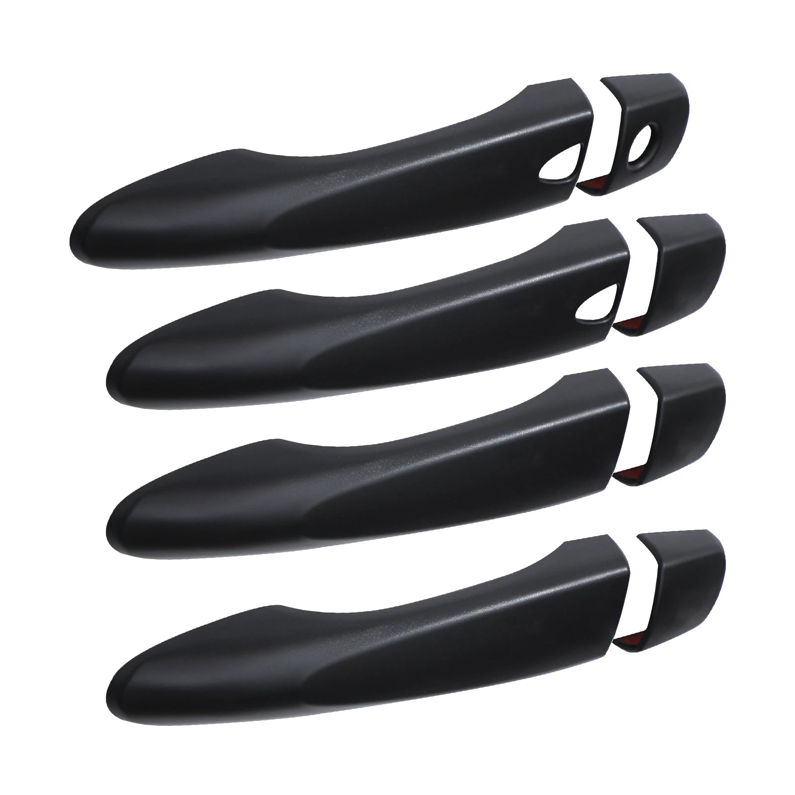 4pcs Matte Black Car Door Handles Decorative Cover Trim for Nissan Navara NP300 Frontier 2015 2016 2017 2018 2019 2020 2021 2022