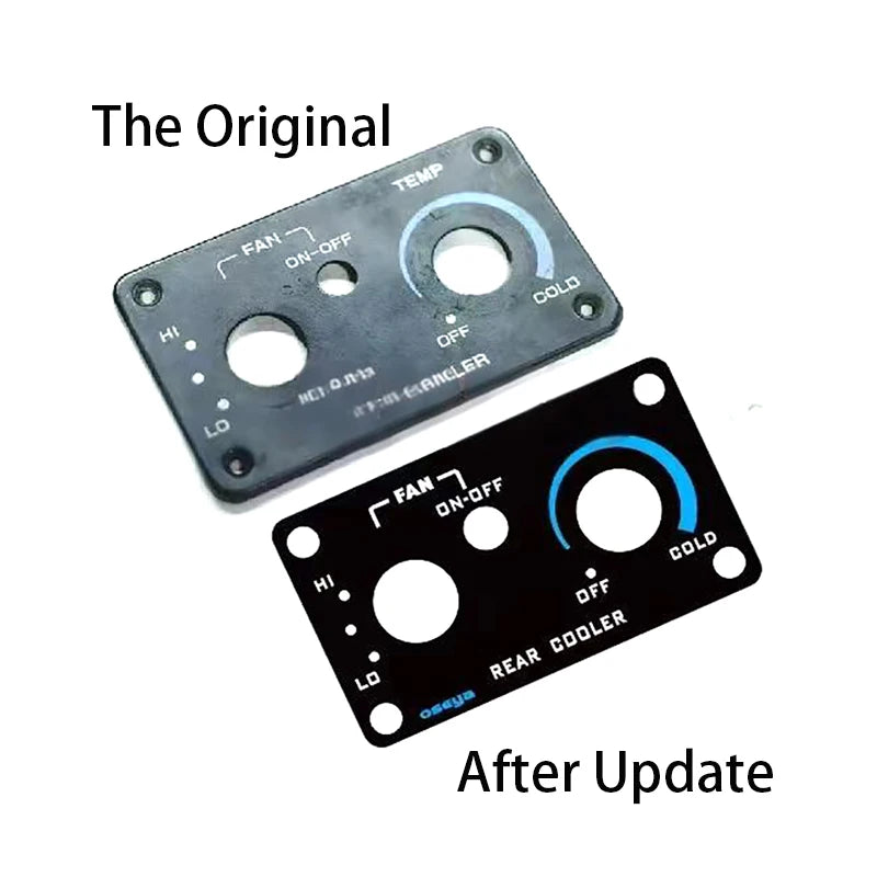 Refrigerator Switch Panel Patch For Nissan Patrol Y60 Interior Accessories Nissan Patro Safari Rear Refrigerator Sticker