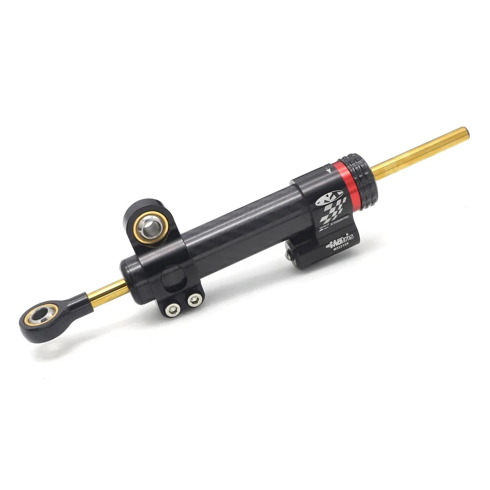 Universal DIMOTIV Matris Adjustable Steering Damper for Kawasaki Ninja 400 300 250 Honda CB650F Yamaha R1 YZF-R3 R25 Tracer