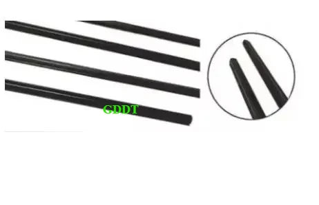 4 Pieces Black Moulding Window Door Belt Line for Nissan Patrol Y61 1995-2005 Protect Door Rubber Seal 82820-VB000