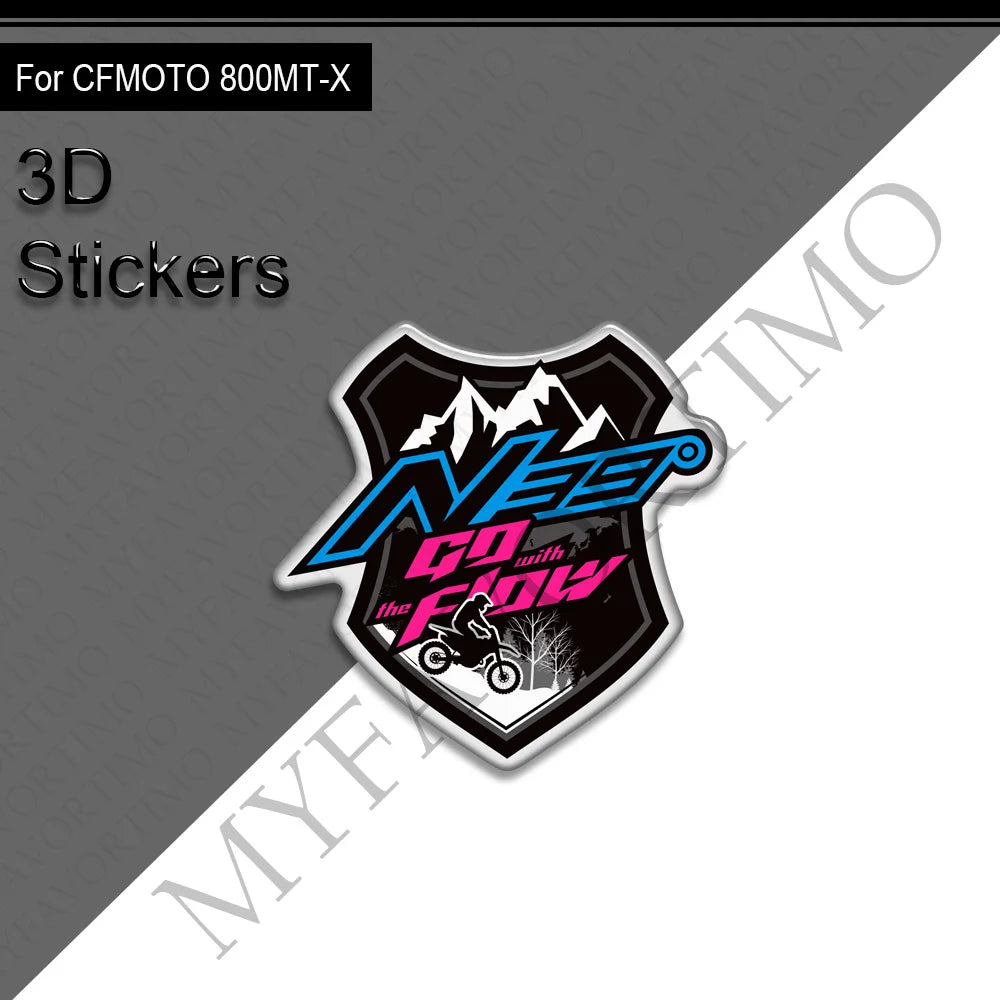 For CFMOTO 800MT-X 800MT 800 MT - X Adventure Bike Motorcycle Body Fairing Protector Tank Knee Pad Stickers Decals Kit 2024 2025