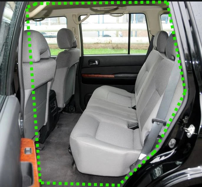 1 Piece Door Rubber Seal for Nissan Patrol Y61 Protect Rubber Weather Seal  for Y61 Seal Rubber Without Clip Accessories