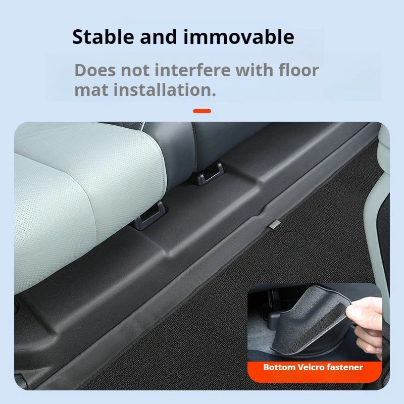 For BYD Leopard 5 Denza B5 Specialized Center Console Both Sides Anti Kick Mat Seat Protective Pad Velvet Surface Protection Car