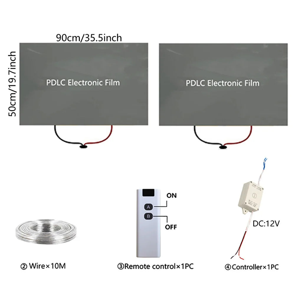 Smart PDLC Privacy Window Film for Car Electrochromic Remote Control Car Window Tint Innovative Car Films