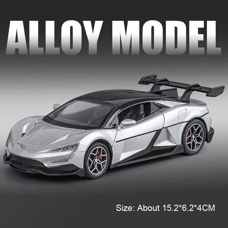 1:32 BYD Leopard 8 Yangwang U9 Diecast Alloy Model Toys Car Doors Can Be Opened Rear Wheel Return Force Vehice Fashion Ornaments