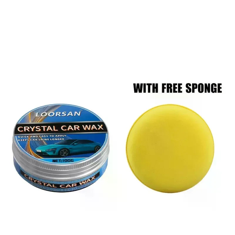 Premium Black Car Wax - 100G Deep Gloss End, Scratch Removal, Crystal Plating Waterproof, And Long-Lasting Paint Protection for Black Vehicles.Car Care Products| Car Coating Agent| Polishing And| Waxing Set| Car Paint Care| Car Stuff