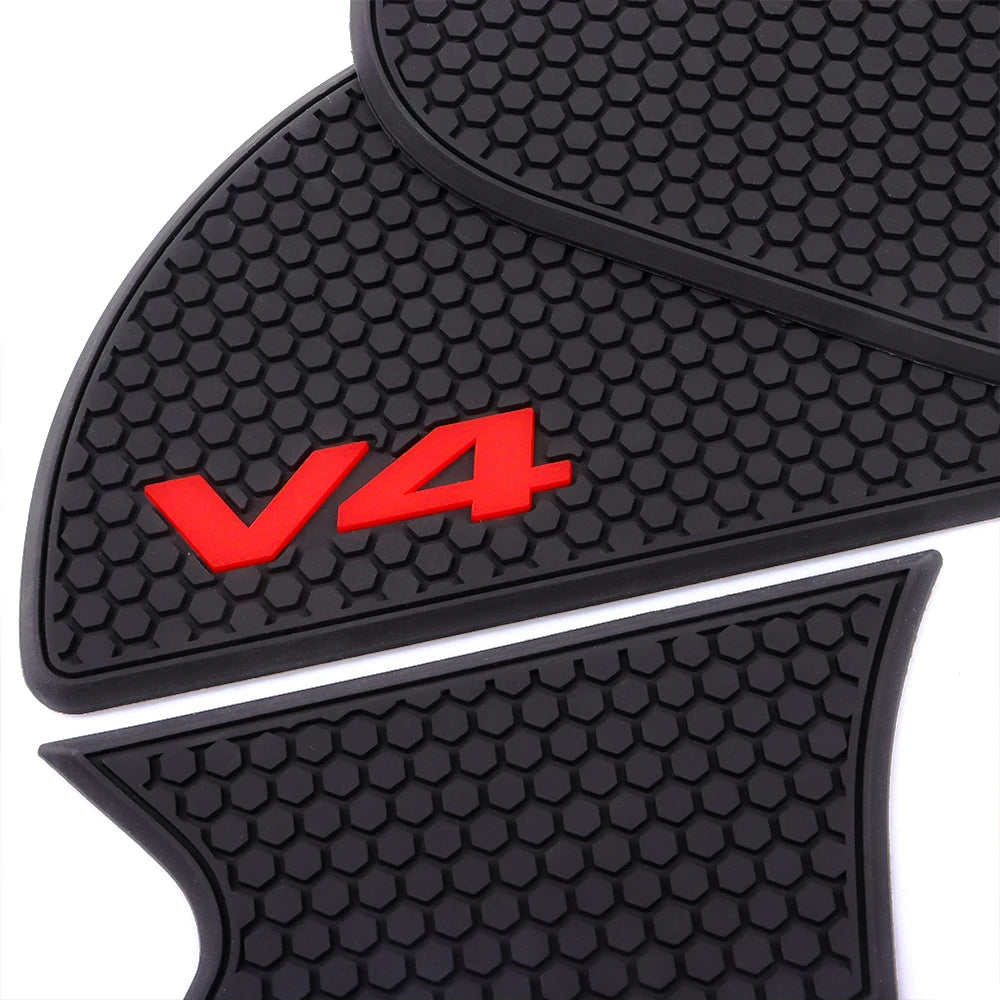 Panigale V4 2025 Tank Pad Motorcycle accessories Fuel Tank Pad For DUCATI Panigale V4 V4S 2025 2026 Non-slip Side Fuel Tank Pad