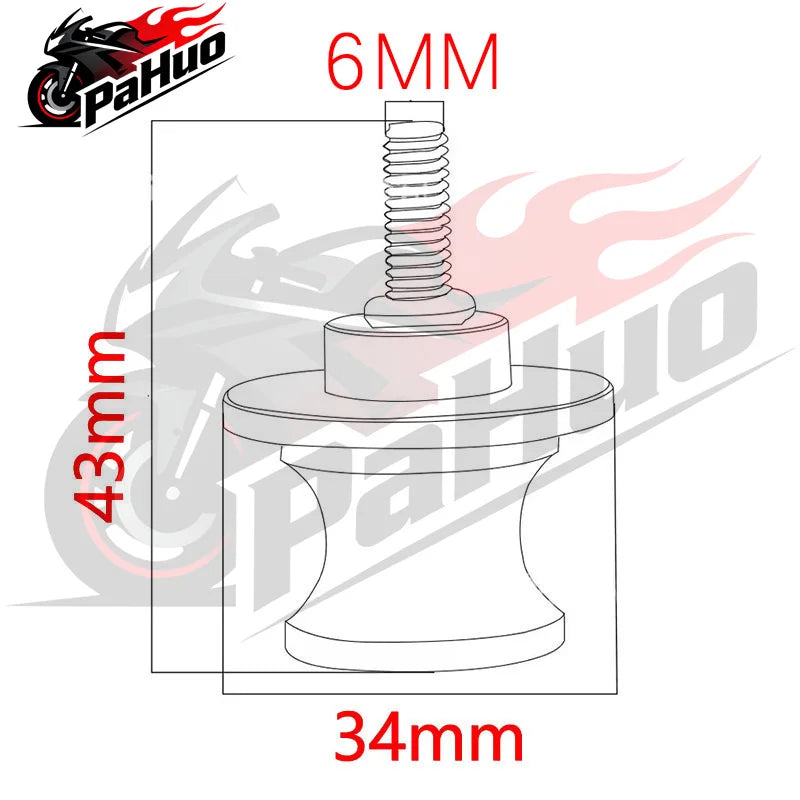 For Yamaha MT07 MT09 MT 07 MT 09 MT-07 MT-09 Swingarm Spools Sliders Stand Screws Swing Arm Motorcycle CNC Aluminum Accessories