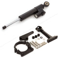 For Kawasaki ER6N ER6F Ninja 650R 2006-2008 Motorcycle Aluminum Steering Damper  2007Stabilize Bracket Support Mounting Kit