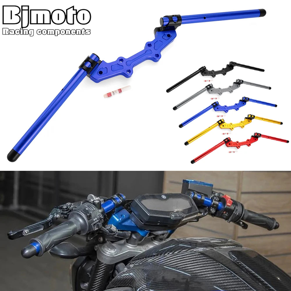 MT07 FZ07 Motorcycle Clip On Handle Bar Handlebar For Yamaha MT07 FZ07 MT-07 FZ-07 MT FZ 07 2013 - 2020 2019 2018 2017 2016