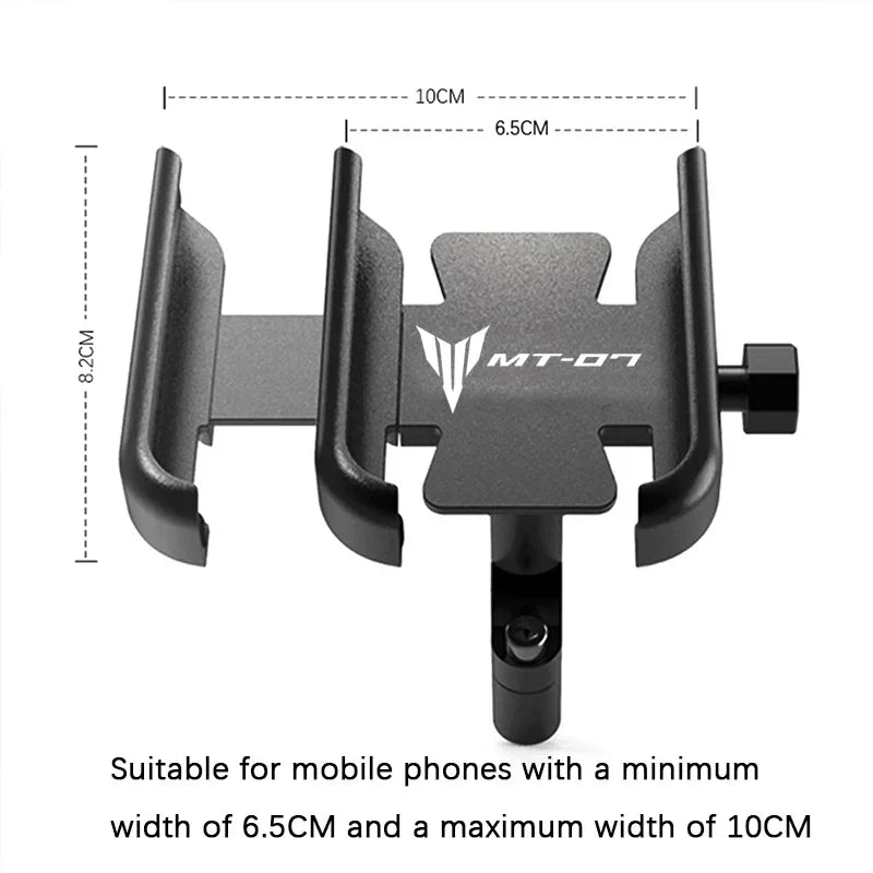 For YAMAHA MT07 MT-07 FZ07 FZ MT 07 2015-2023 2024 2025 Motorcycle Accessories Handlebar Mobile Phone Holder GPS Stand Bracket